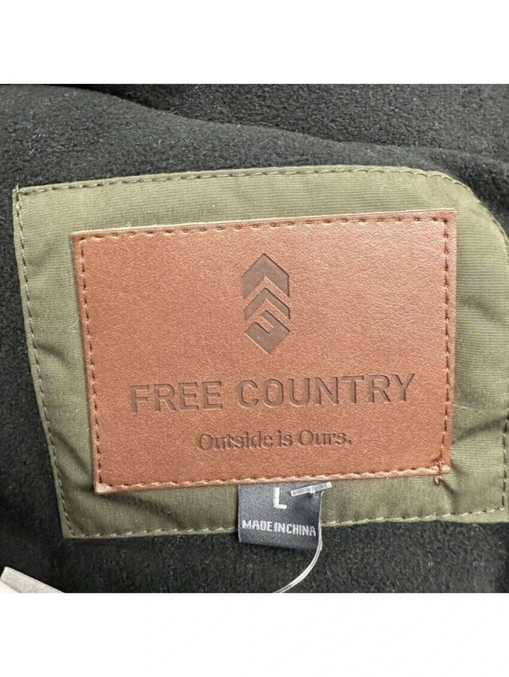 Free Country Men's Get Out There Insulated Olive Green Jacket - Size L